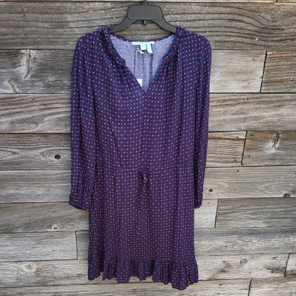 Draper James Dark Blue Dress Size Medium - Picture 1 of 14